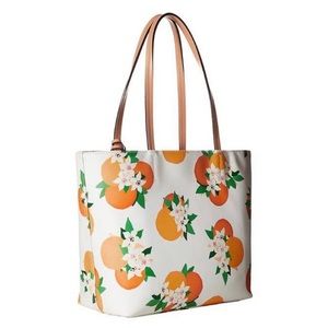Kate spade harding street oranges riley tote bag